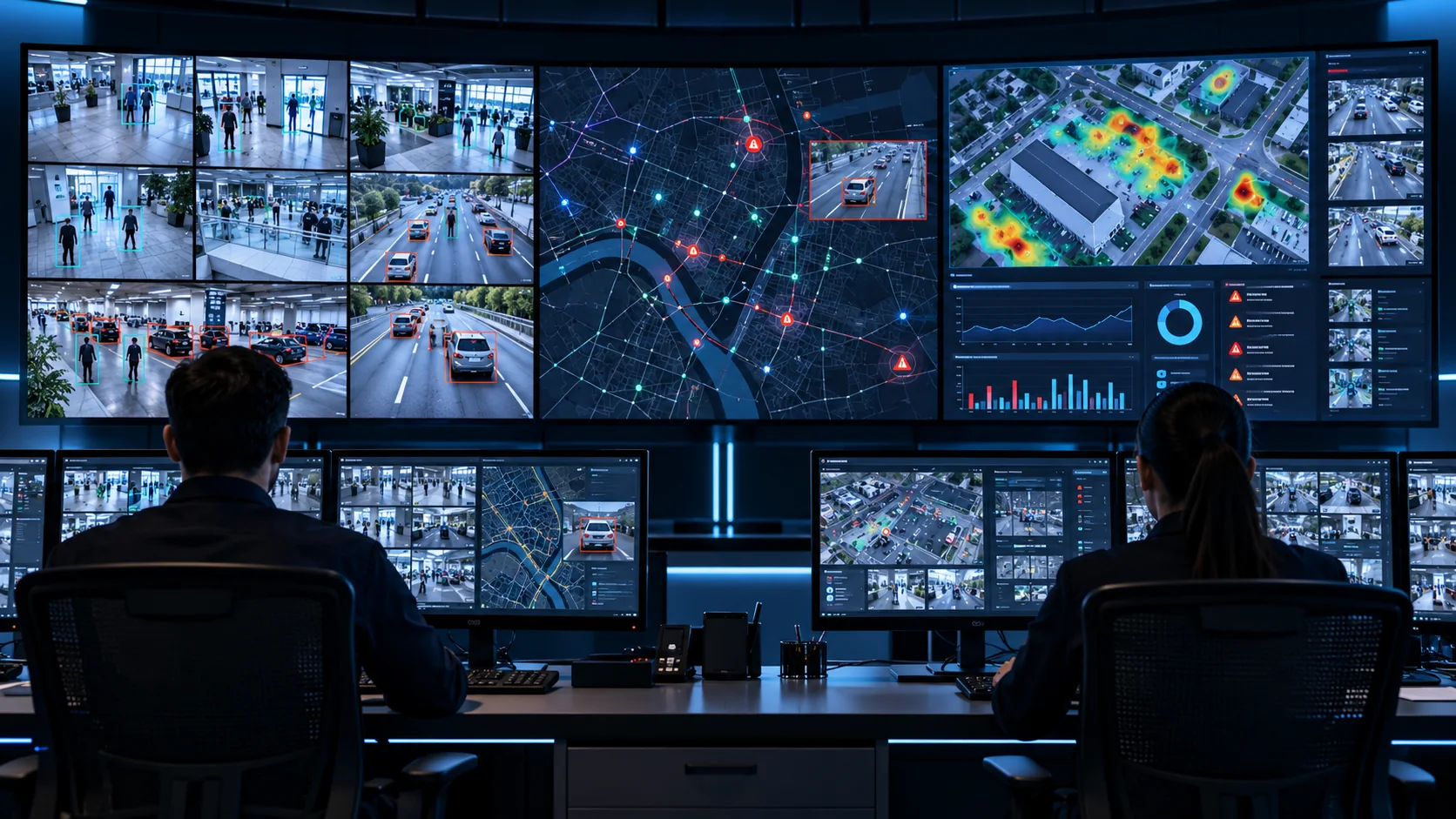 Centre de supervision vidéo et analyse intelligente