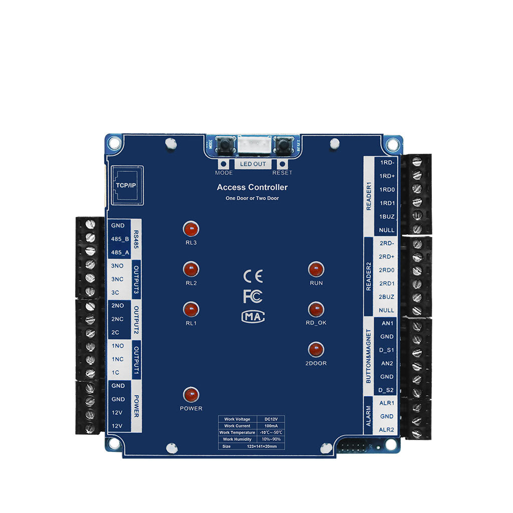 2 Doors Access Control Panel